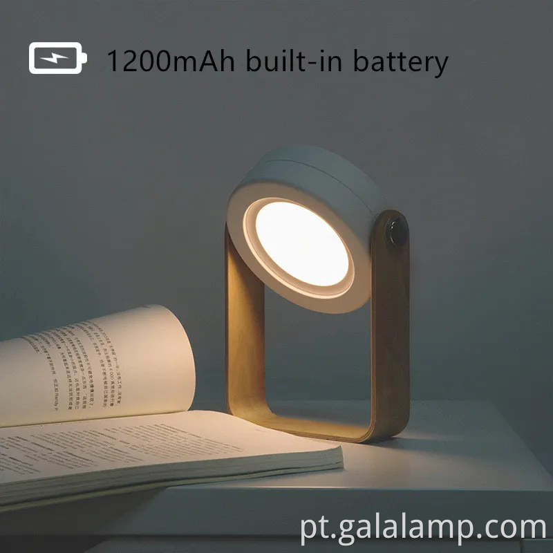 Lâmpada de lanterna LED, lâmpada de mesa de proteção ocular, USB